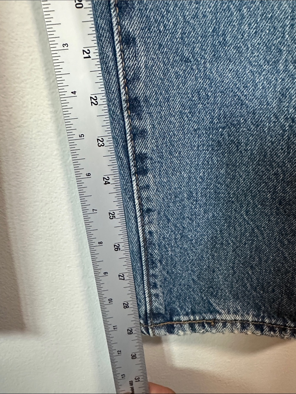 Levi Strauss '94 Baggy Wide Leg Medium Wash Jeans Blue Size 30 - Picture 9 of 13